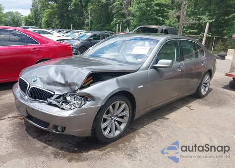 2007 BMW 750Li from USA, damaged, VIN WBAHN83537DT74855